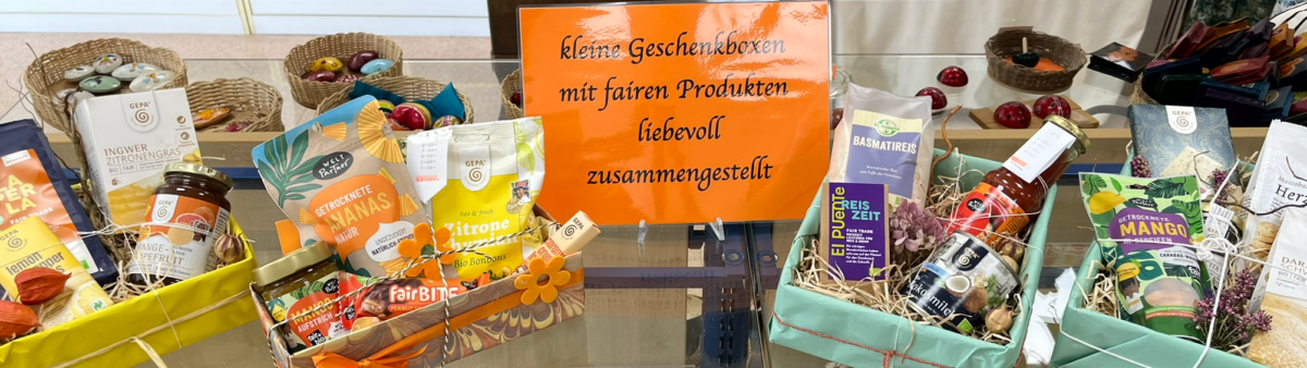 Fair schenken: Geschenkboxen aus dem Weltladen PUEBLO